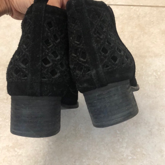 Jeffrey Campbell Taggart Black Suede Booties - Picture 5 of 6